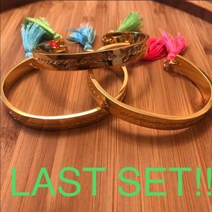 NWT Lilly Pulitzer Tassel Cuff (set of 3 cuffs)